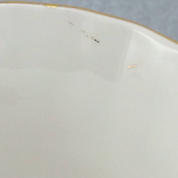 Vintage Christmas Yuletide Teacup Saucer Royal Albert Poinsettias Factory Second - Picture 6 of 10